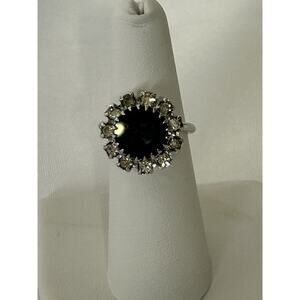 Vintage Silver Tone Sarah Coventry “Voque” Ring. Size 6.5 And Is Adjustable